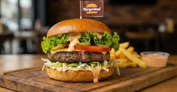 Meniu Burgerland Porc